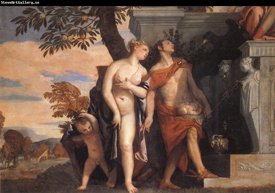 Paolo Veronese Venus and Mercury Present Eros and Anteros to Jupiter